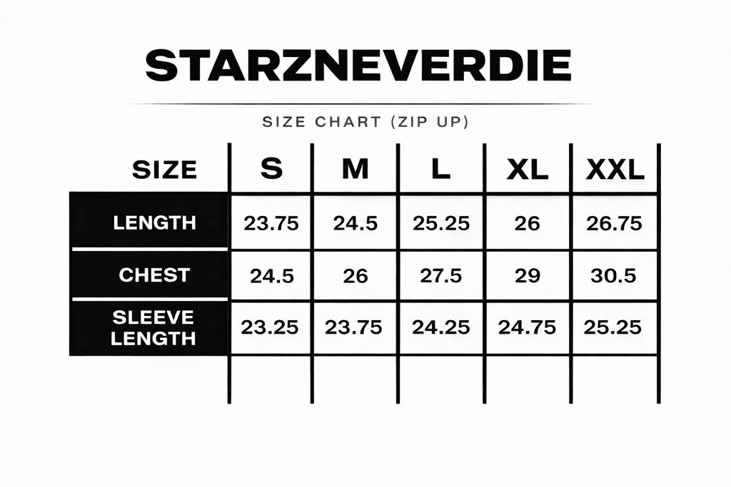 "Starzneverdie BrotherHood"(Zip-Up)